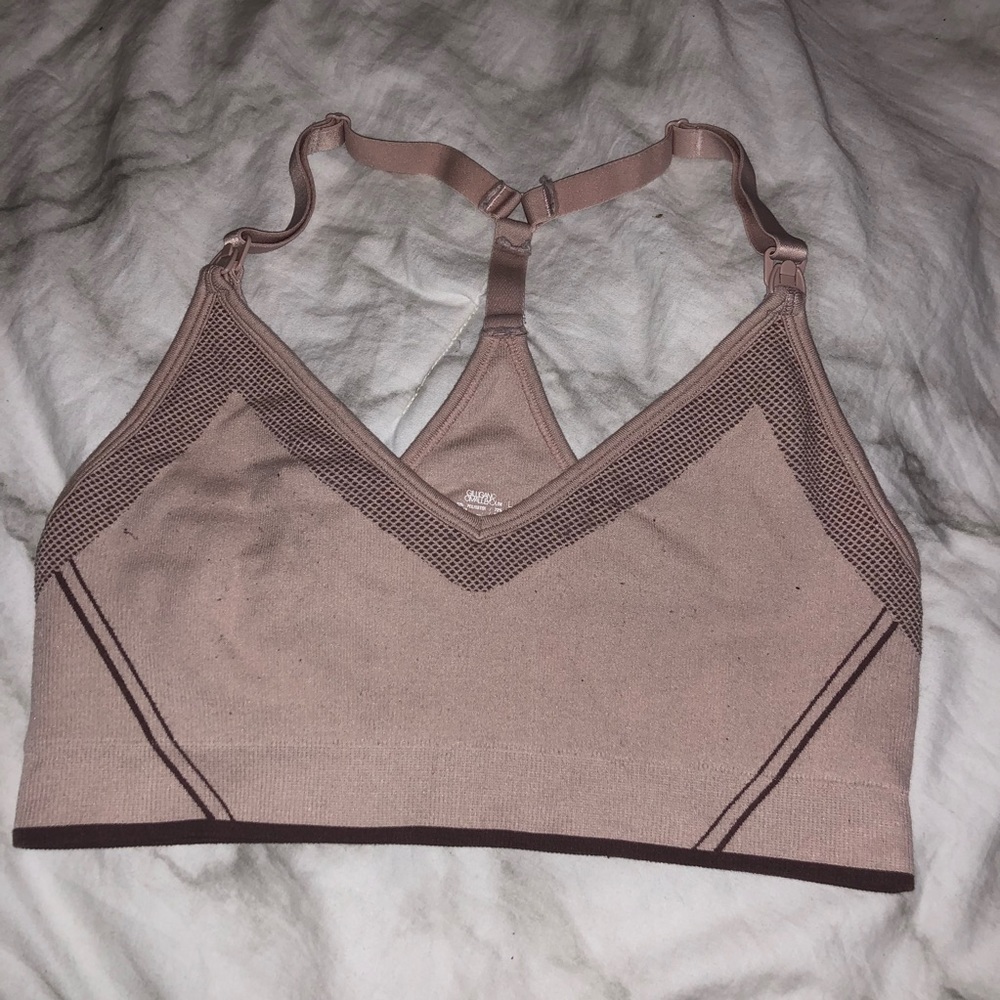 Nursing sports bra